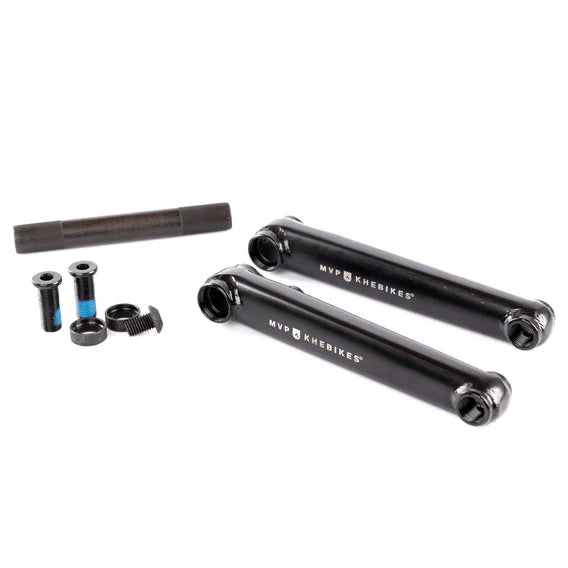 BMX クランク KHE MVP Crank KHE MVP V2 19mm 8-Spline Cranks - Black 175mm | Tribal Bikes