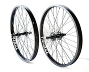 Tribal 20" Wheelset With RHD Cassette Wheel - Black