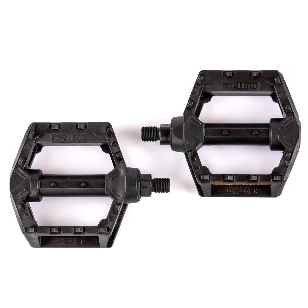 Wellgo Nylon Pedals - Black 1/2"