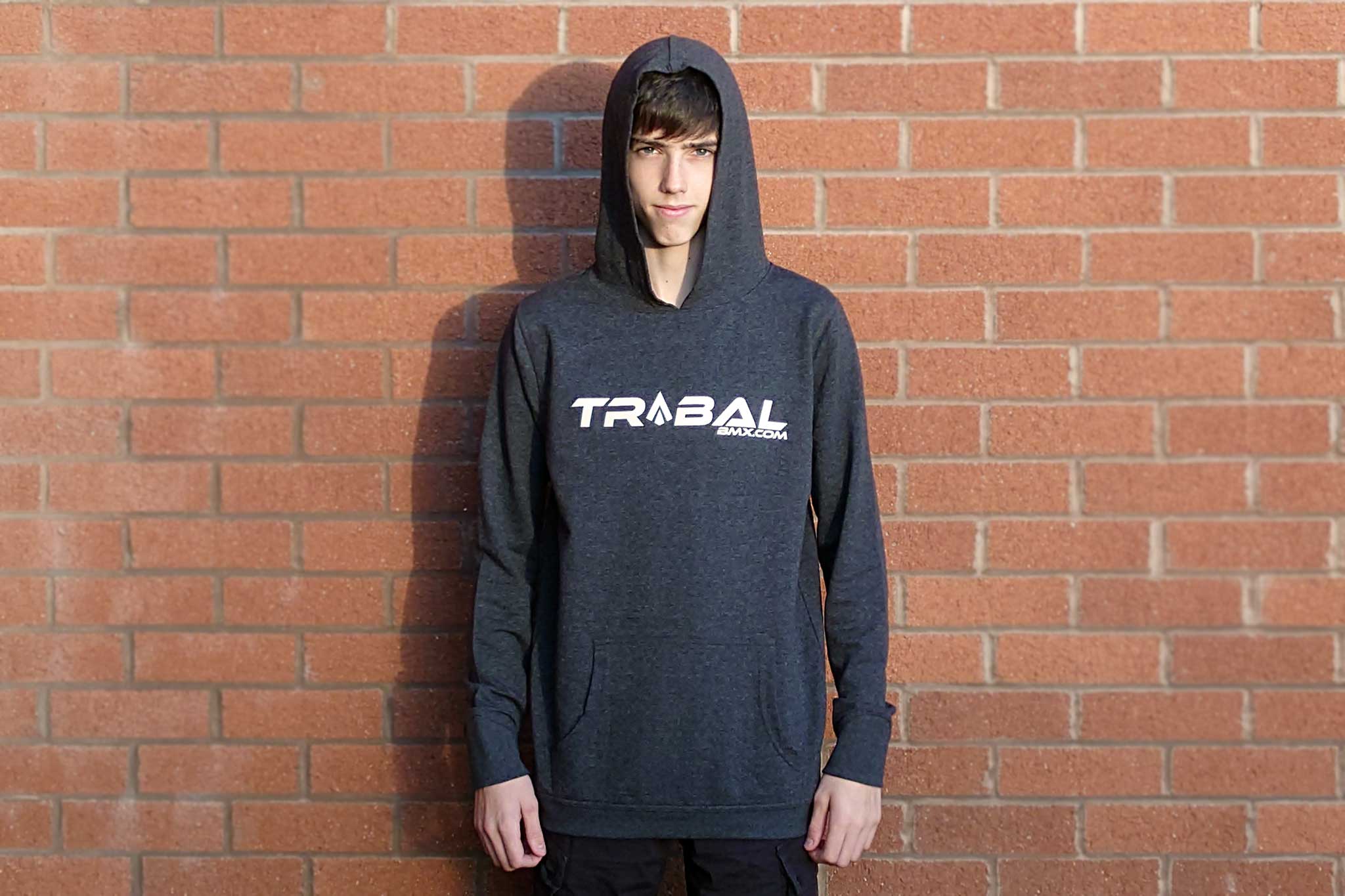 Tribal Lightweight BMX Riding Hoody - Grey