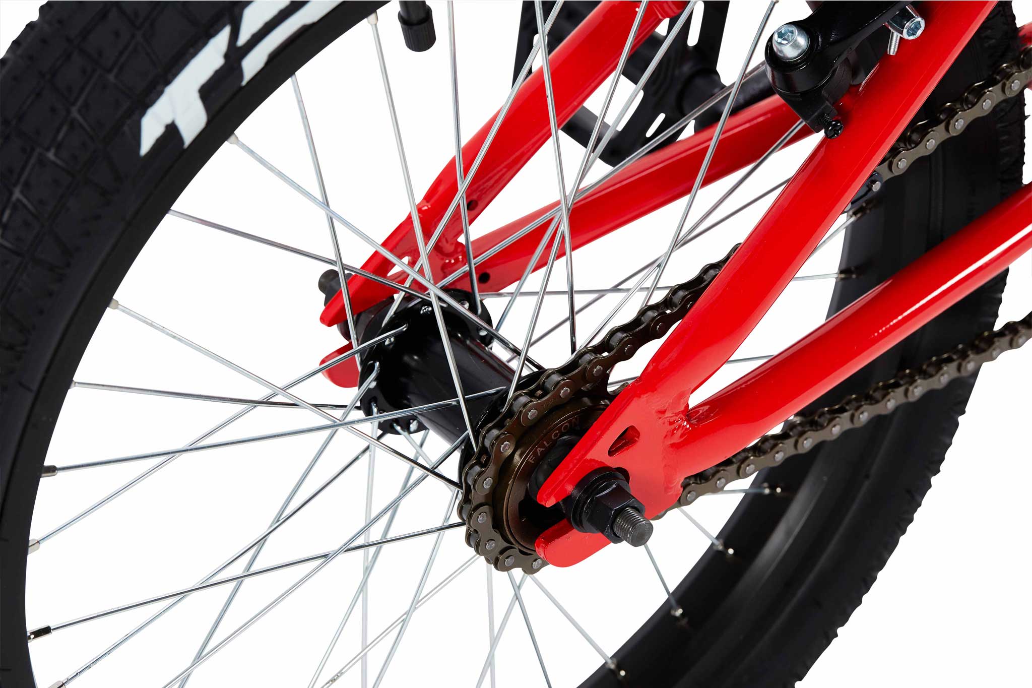 Tribal Nomad 18" BMX Bike Minor Paint issues- Red