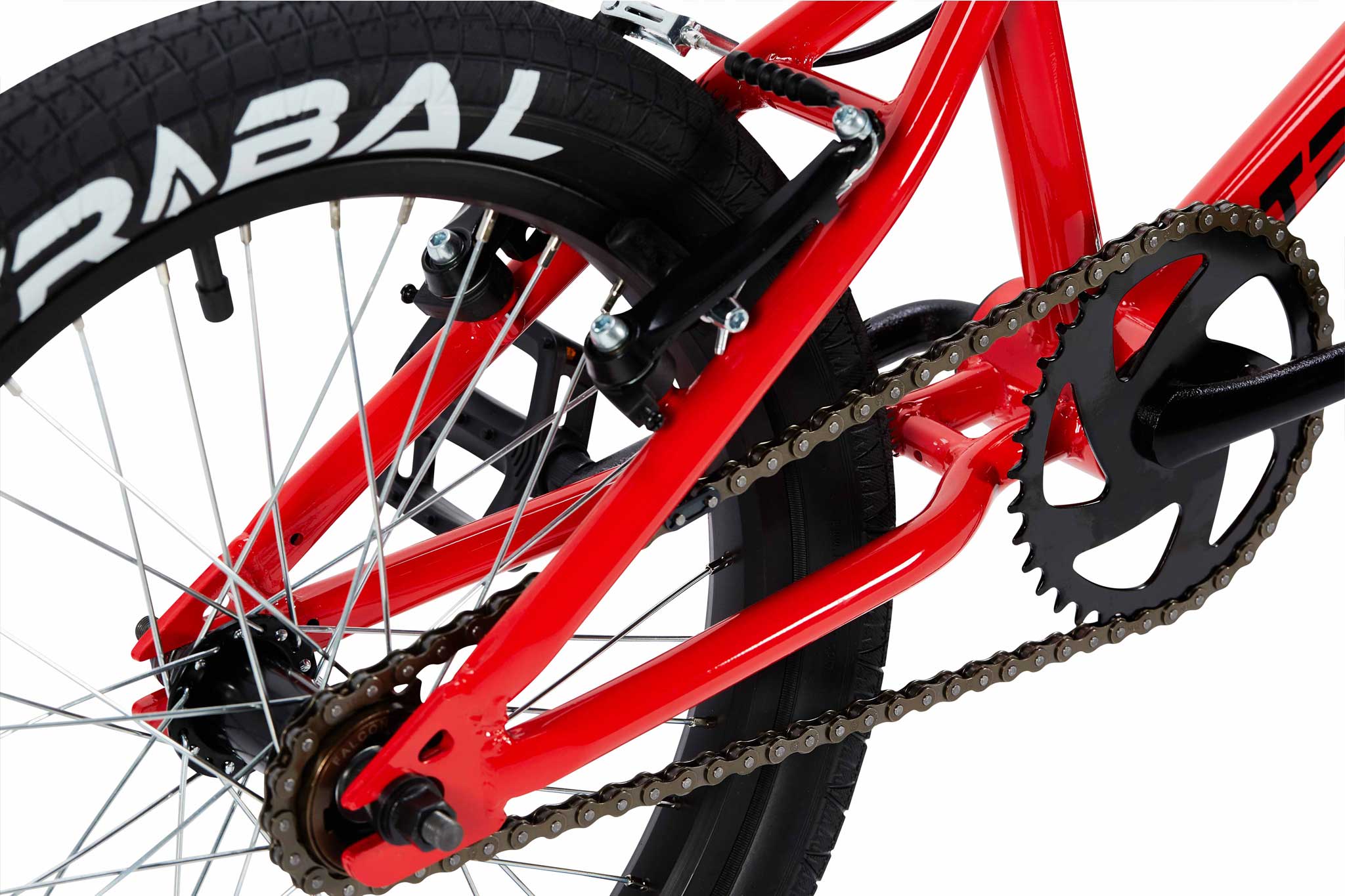 Tribal Nomad 18" BMX Bike Minor Paint issues- Red