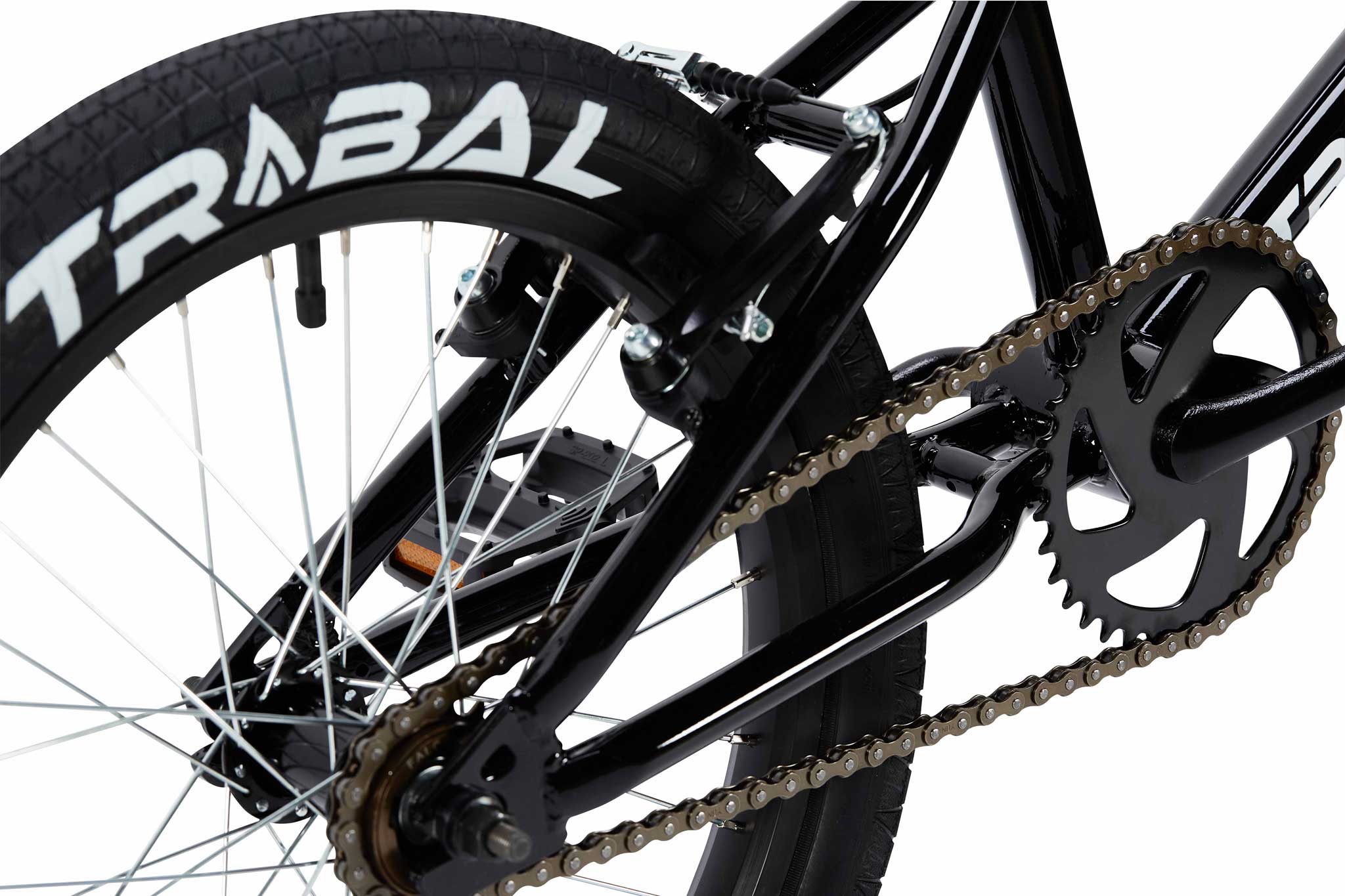 Tribal Nomad 18" BMX Bike Minor Paint issues- Black