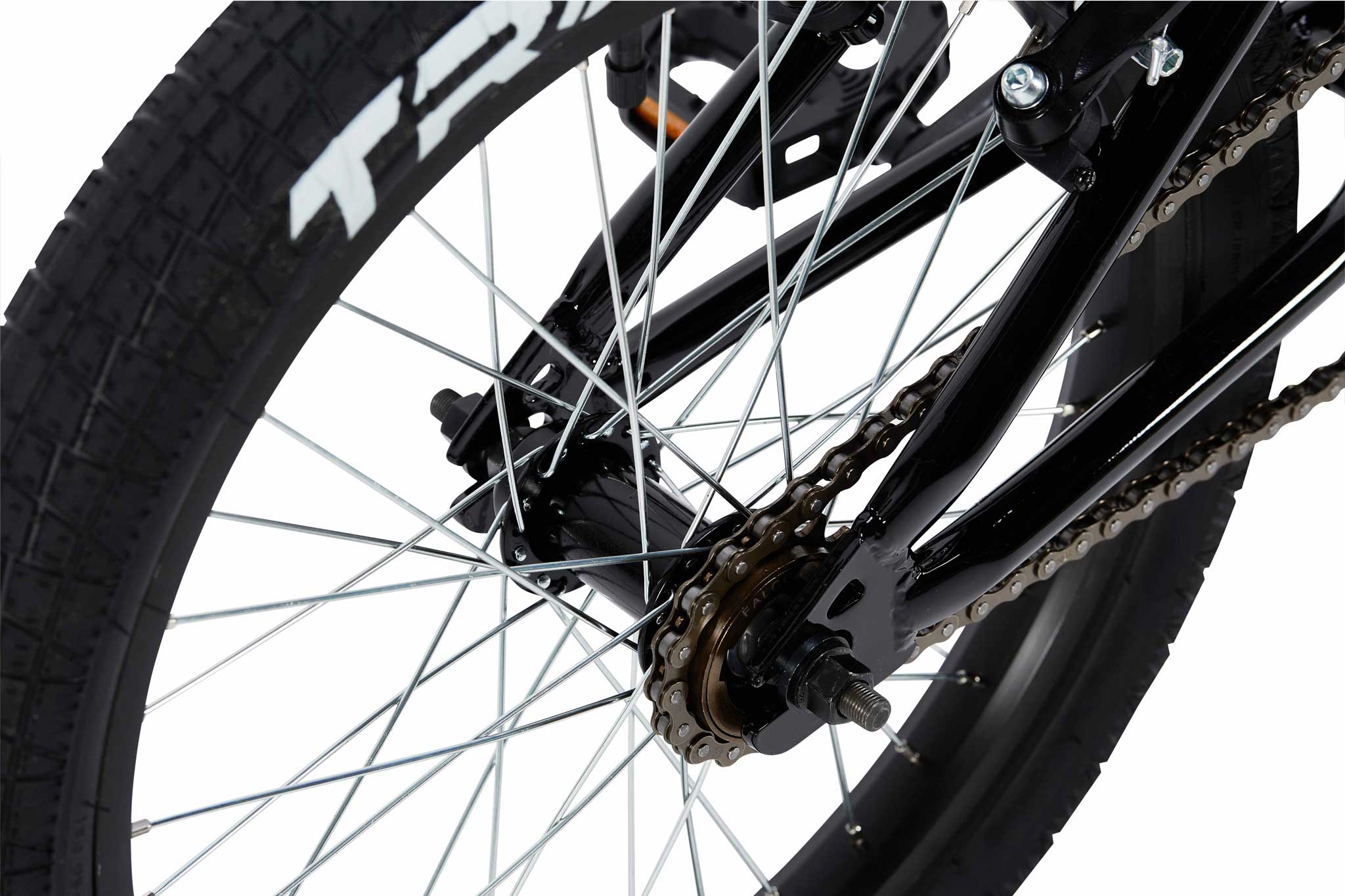 Tribal Nomad 18" BMX Bike Minor Paint issues- Black