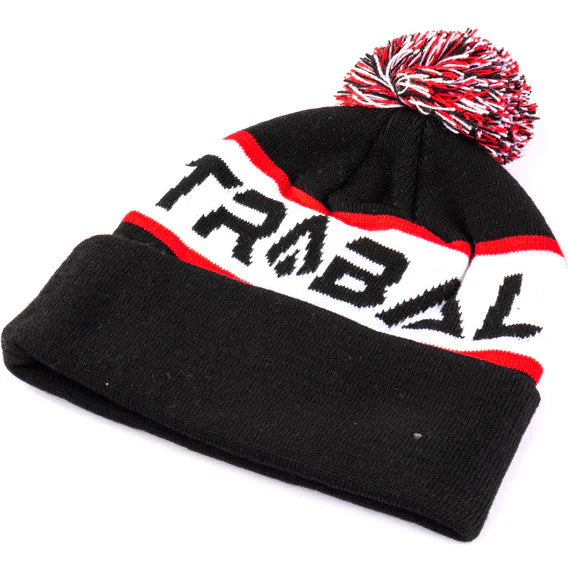 Tribal Beanie - Black / White / Red