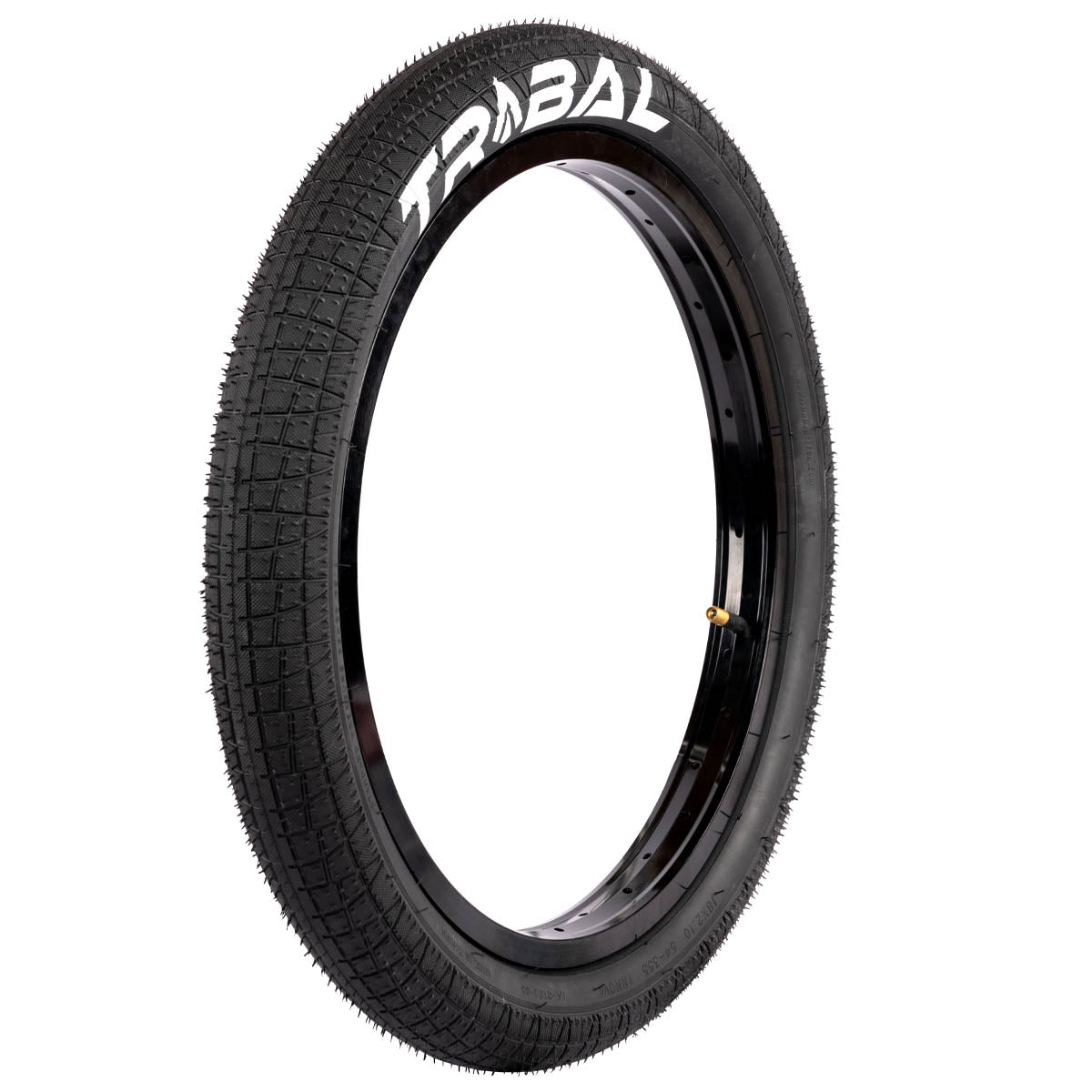 Tribal 18" Logo Tyre - Black 2.10"