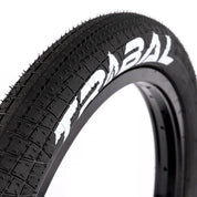 Tribal 18" Logo Tyre - Black 2.10"
