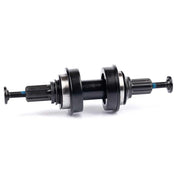 KHE US Bottom Bracket With 8 Spline Axle - Black 19mm