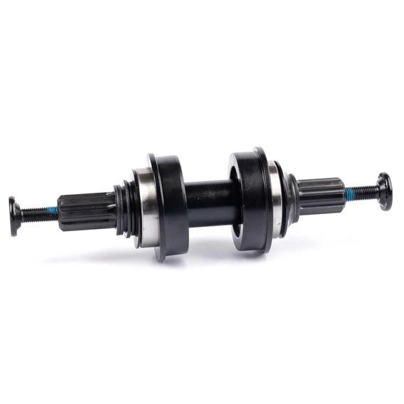 KHE US Bottom Bracket With 8 Spline Axle - Black 19mm