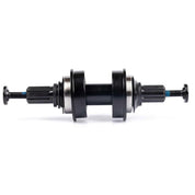 KHE US Bottom Bracket With 8 Spline Axle - Black 19mm
