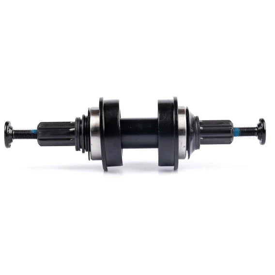 KHE US Bottom Bracket With 8 Spline Axle - Black 19mm