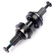 KHE US Bottom Bracket With 8 Spline Axle - Black 19mm