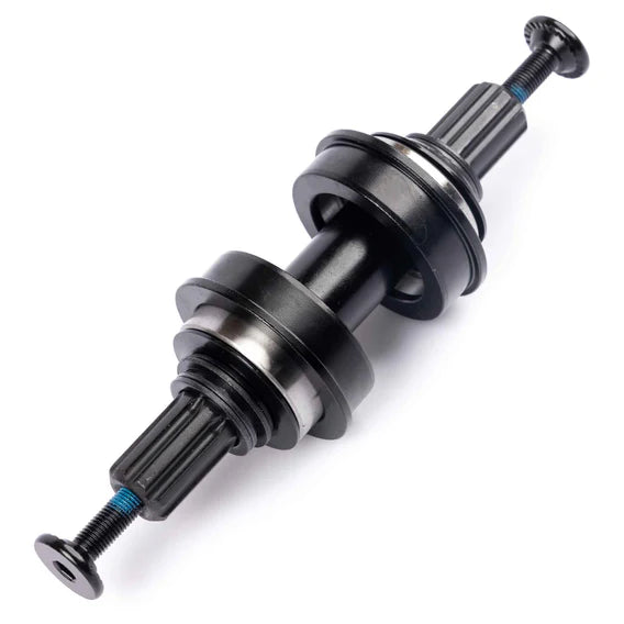 KHE US Bottom Bracket With 8 Spline Axle - Black 19mm