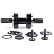 KHE US Bottom Bracket With 8 Spline Axle - Black 19mm