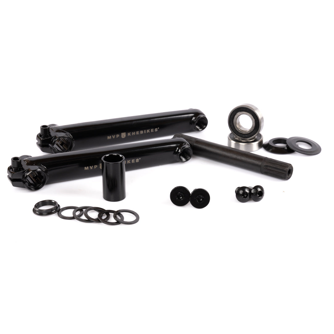 KHE MVP V1 19mm Cranks 8 Splined - Black 170mm (BB Included)