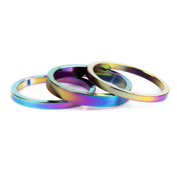 KHE Headset Spacers - Oil Slick 2,3+5mm