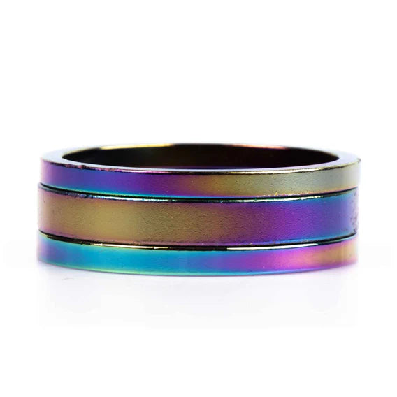 KHE Headset Spacers - Oil Slick 2,3+5mm