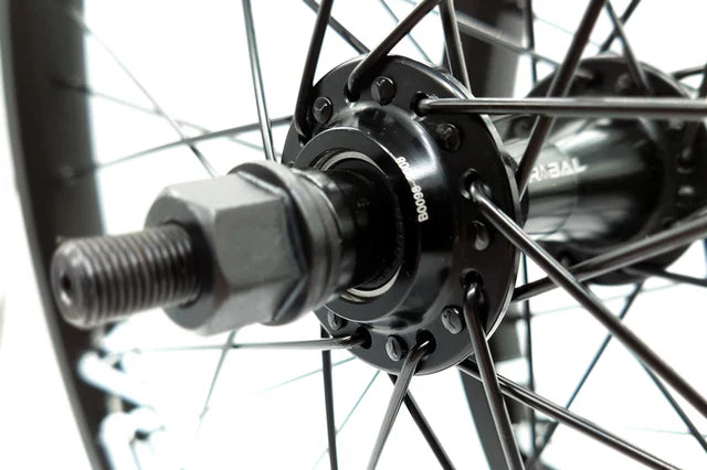 Tribal 20" Wheelset With RHD Cassette Wheel - Black