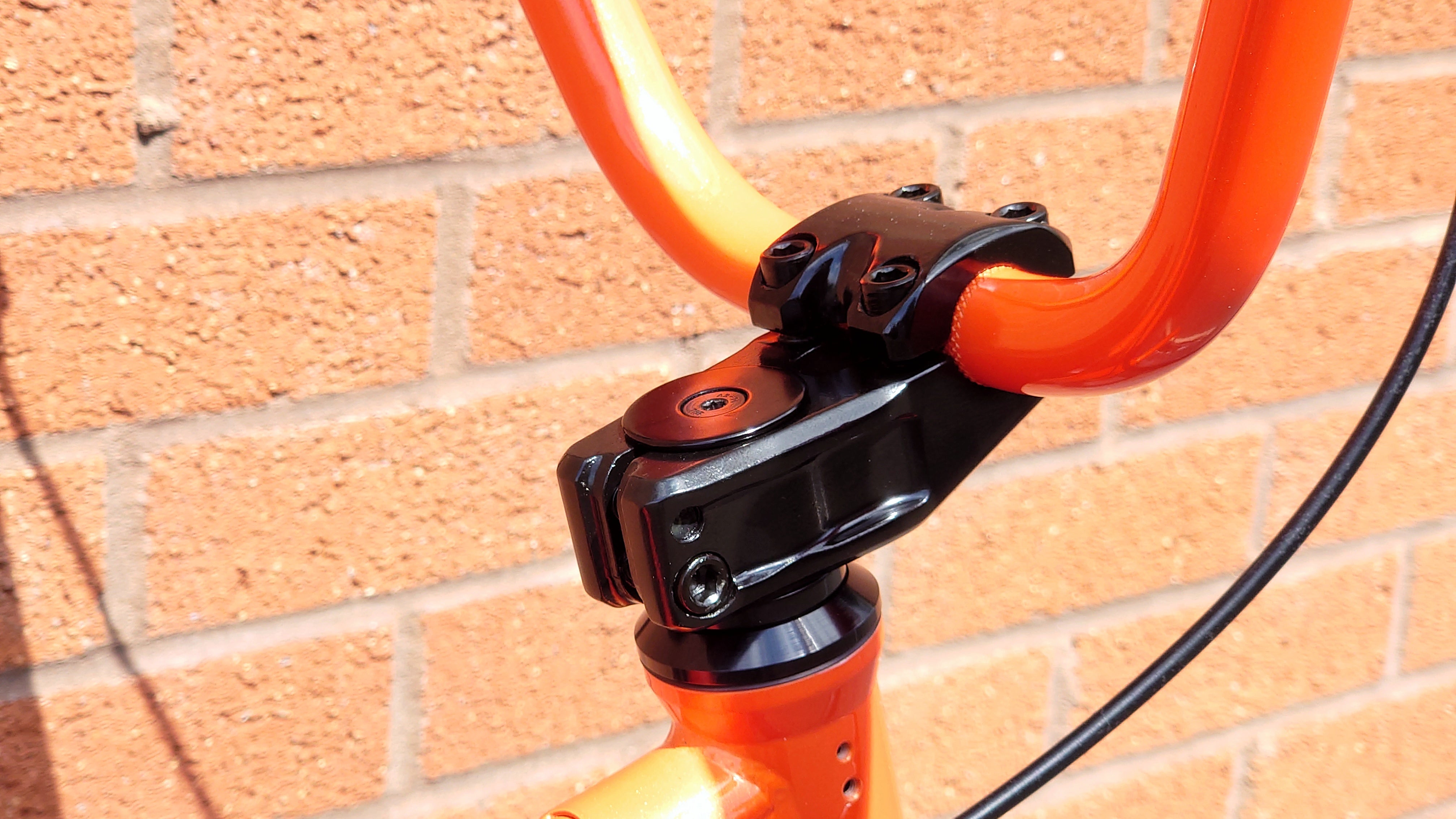 Orange bmx best sale grips