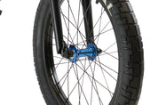 Tribal Dragon BMX Bike - Matte Black / Blue Parts