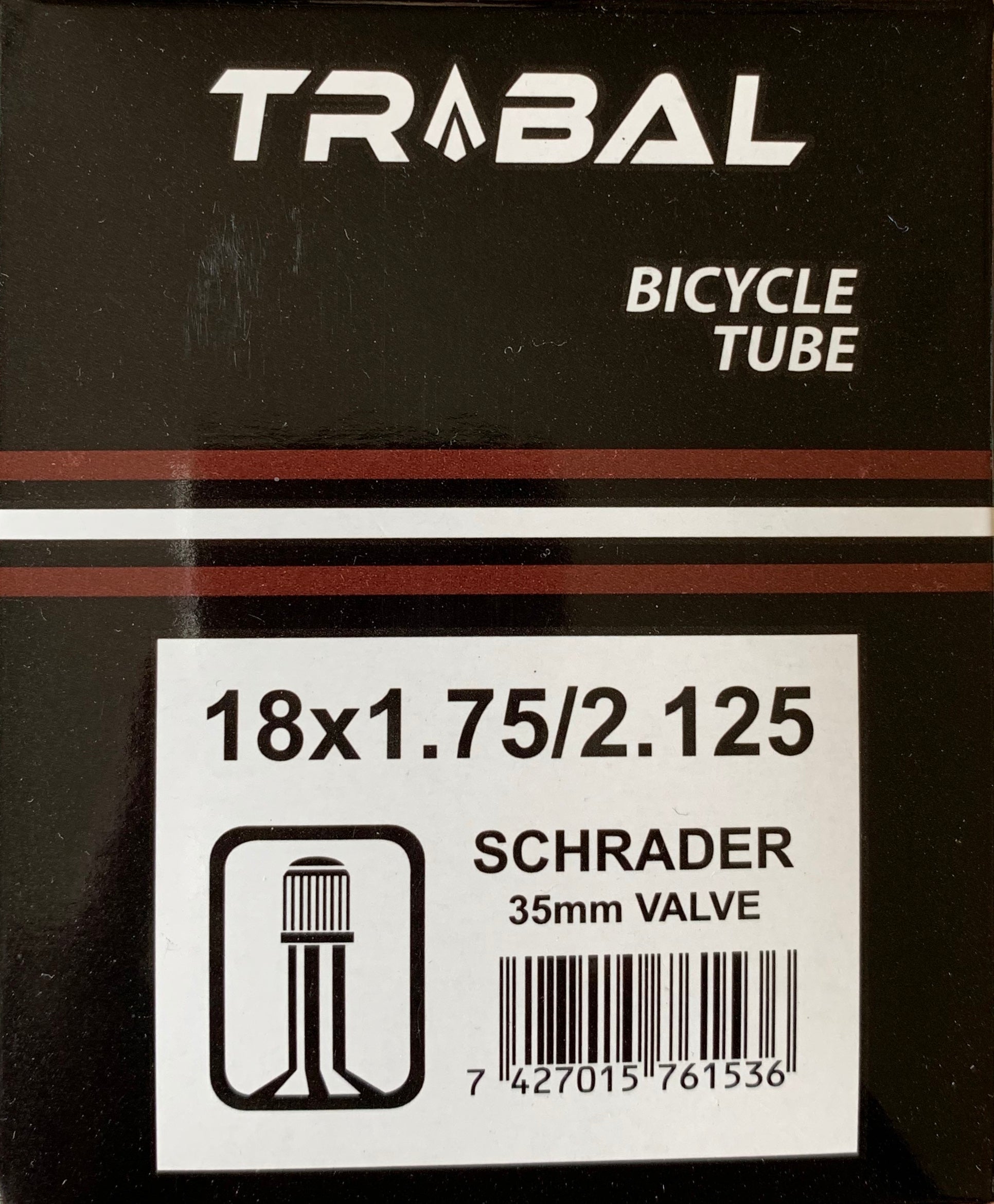 18" x 1.75 - 2.125 Inner Tube