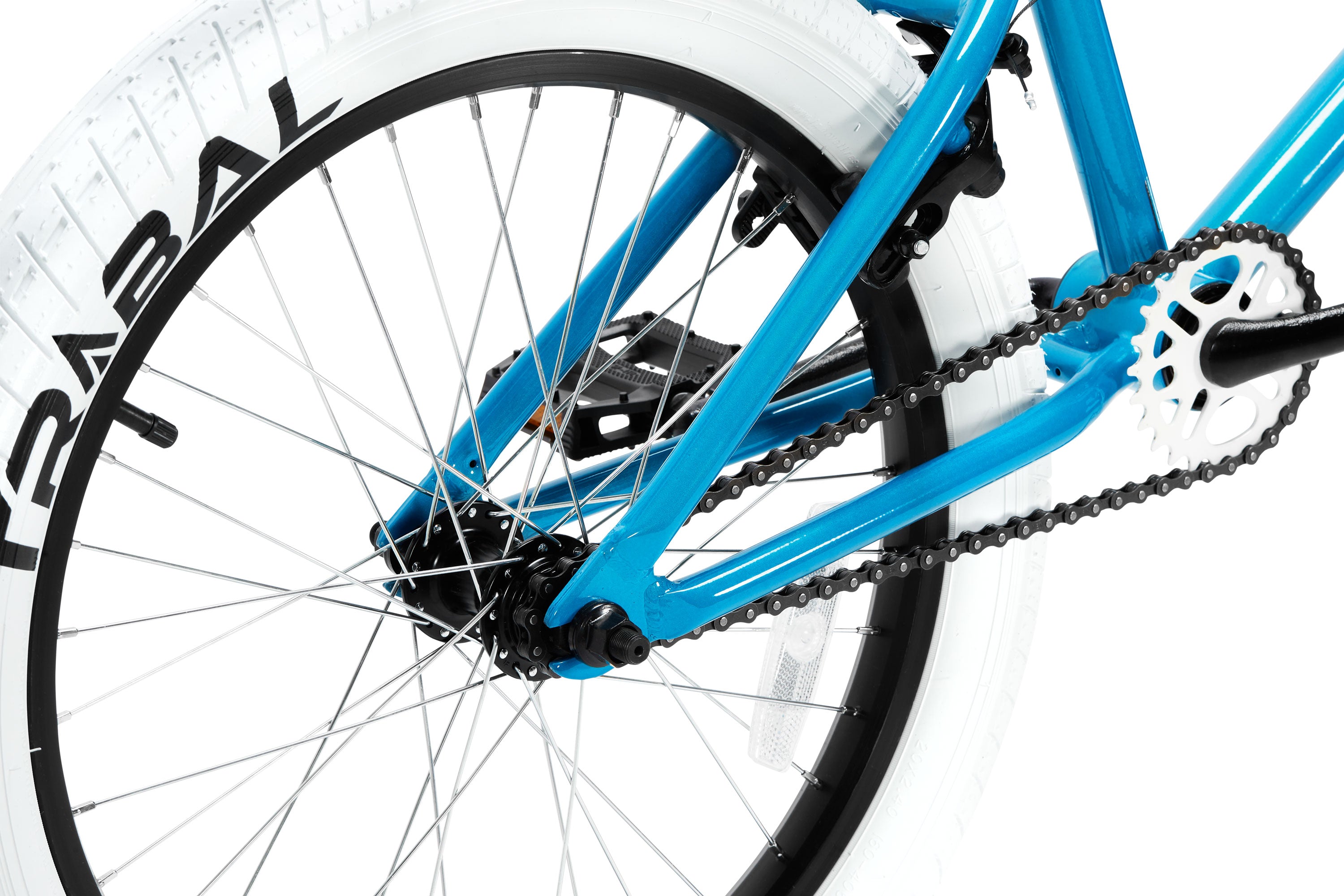 Tribal Spear V2 BMX Bike - Aqua / White