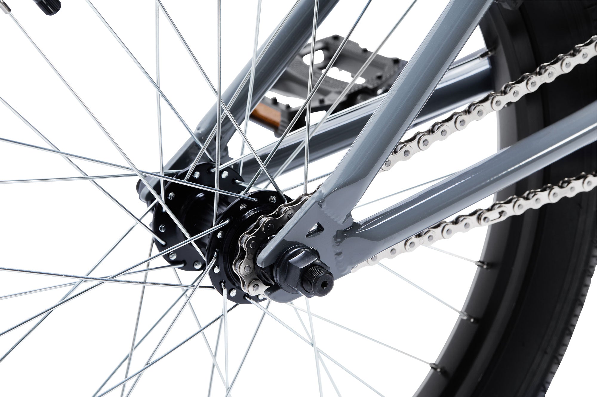 Tribal Trap BMX Bike - Cool Gloss Grey V2