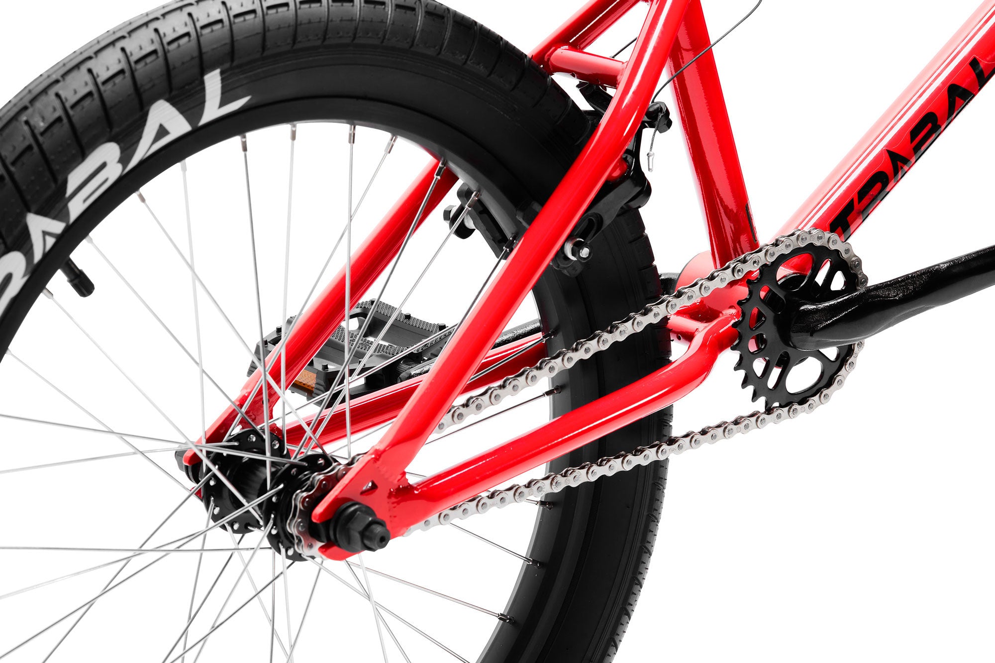 Tribal Spear BMX Bike - Gloss Red V2