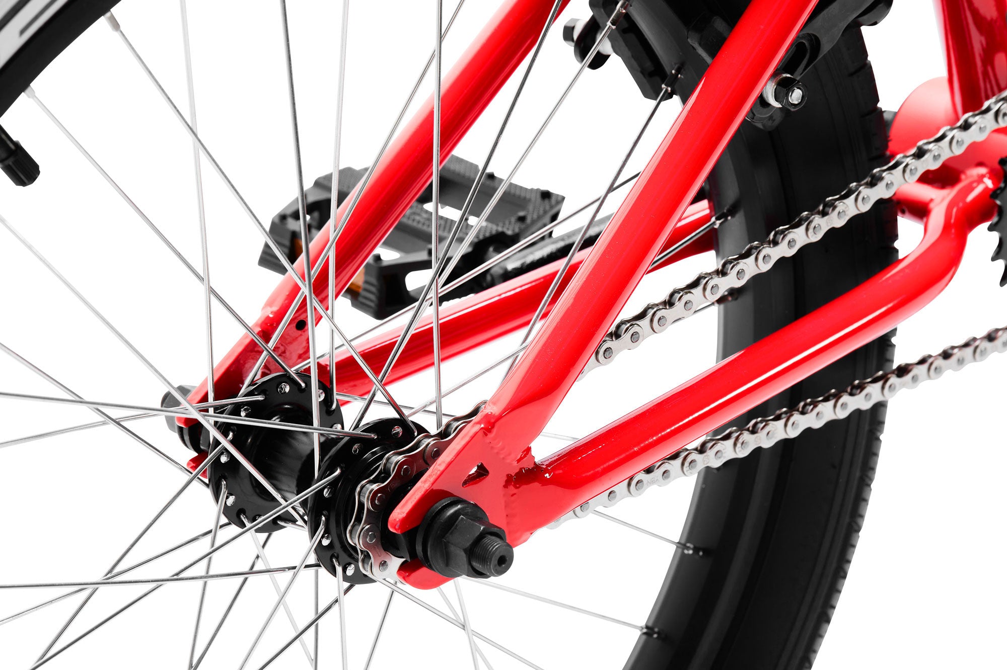Tribal Spear BMX Bike - Gloss Red V2