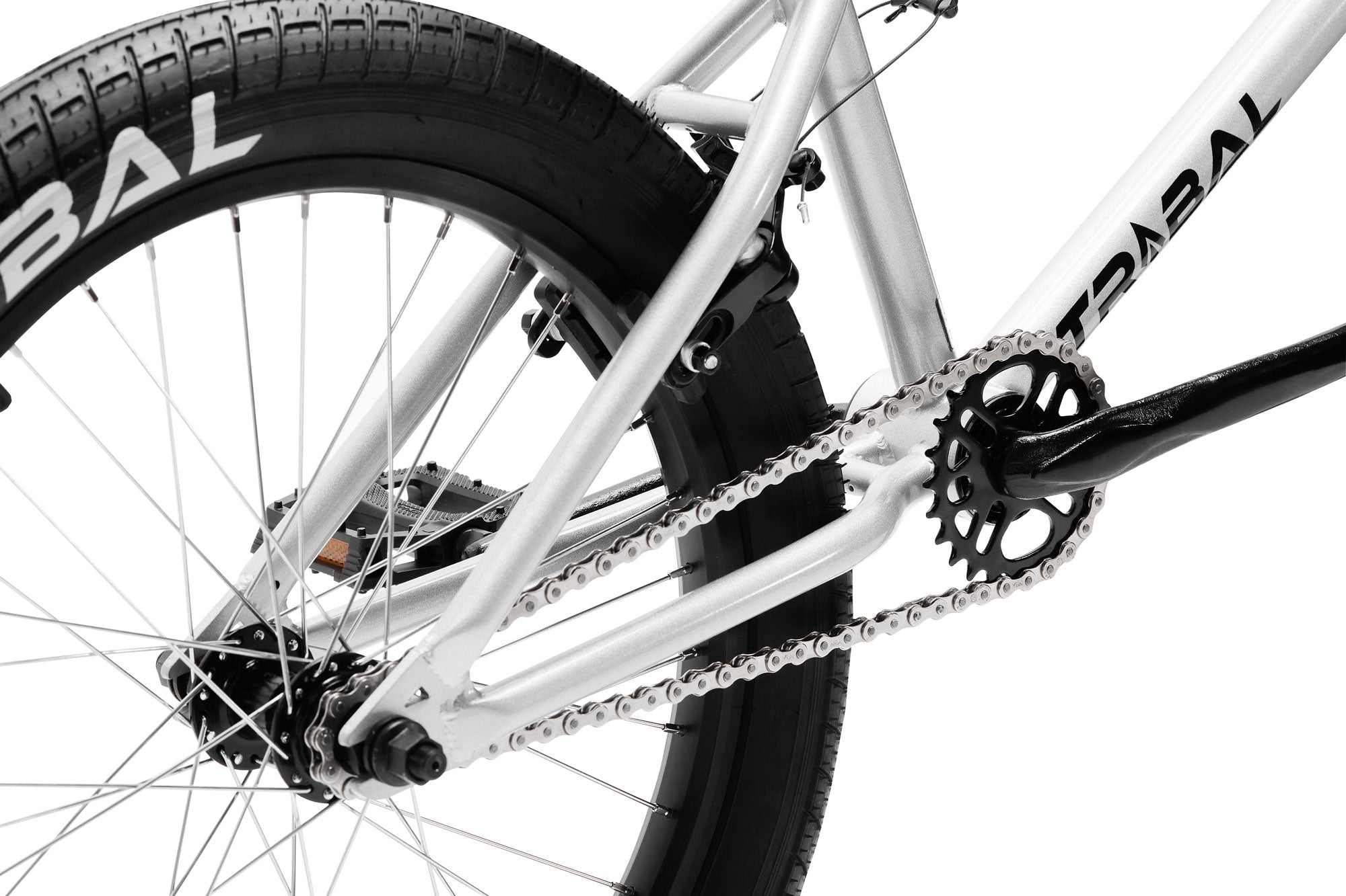 Tribal Spear BMX Bike Gloss Silver V2 – Tribal Company