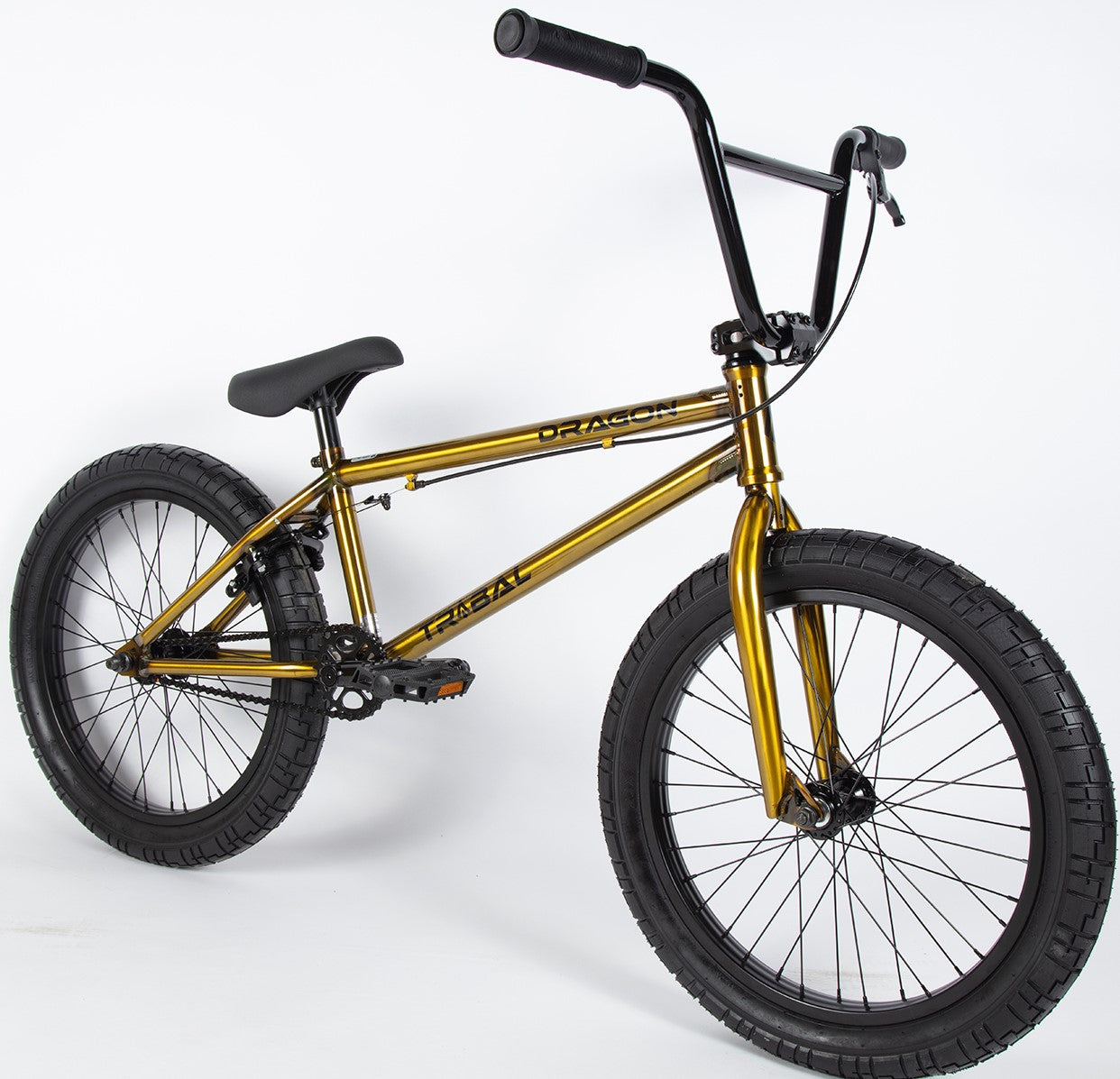 Tribal BMX Bike dragon gold